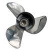 ARKDOZA Boat Propeller 10 1/4x16 Fit for Suzuki Outboard DF35-60HP 4 Stroke 3 Blades Stainless Steel Prop SS 13 Tooth Propel RH OEM NO: 99105-00500-16P 10.25x16 view 1