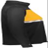 Holloway Sportswear Womens Prism Bold 1/4 Zip Pullover XL Black/Gold view 4