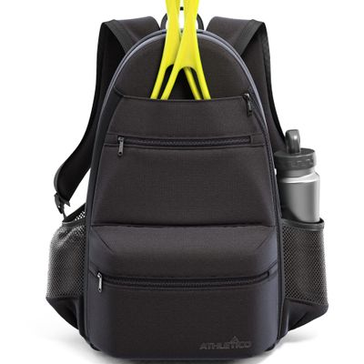 Athletico Compact City Tennis Backpack (Black)