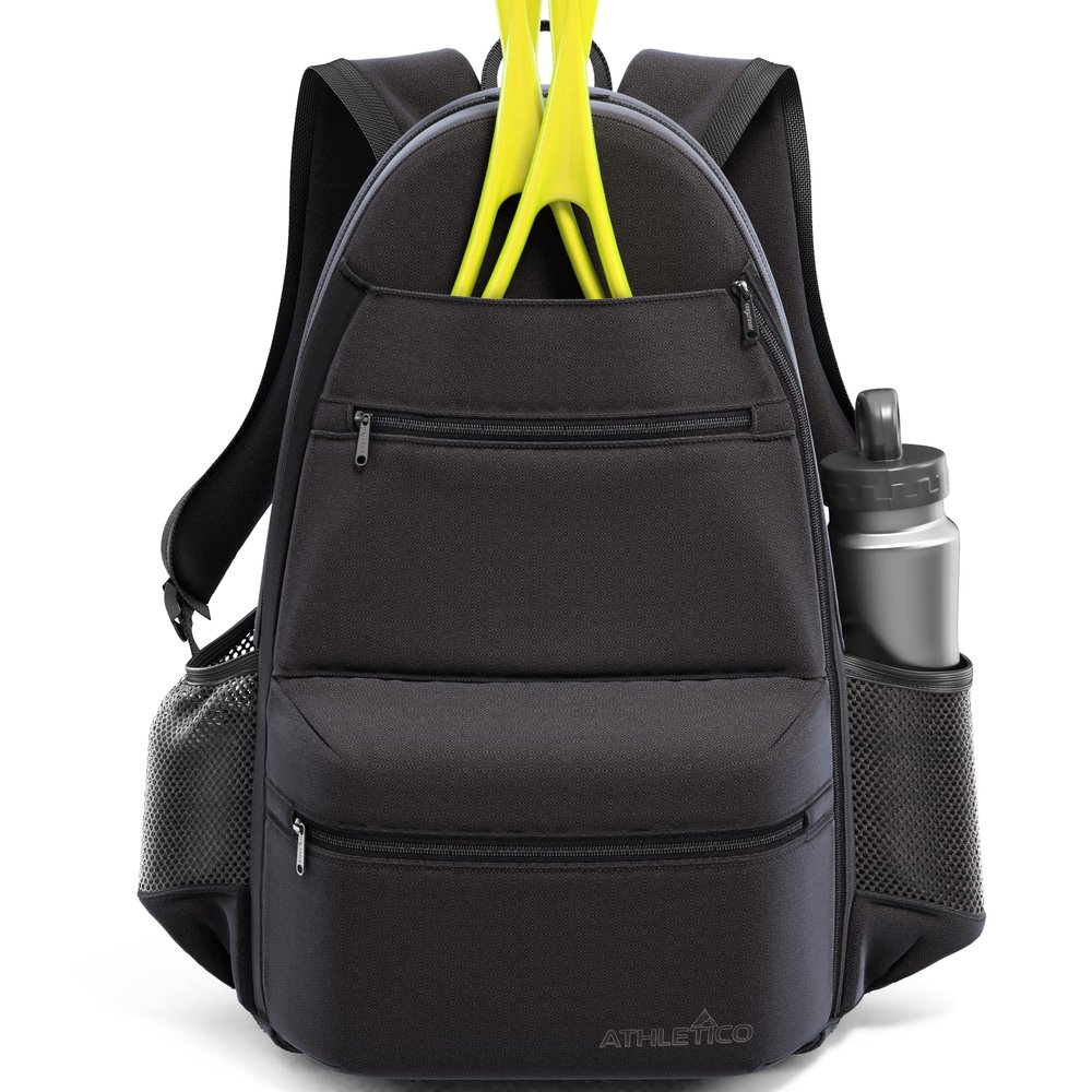 Athletico Compact City Tennis Backpack (Black)