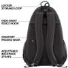 Athletico Compact City Tennis Backpack (Black) view 3