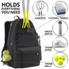 Athletico Compact City Tennis Backpack (Black) view 4