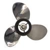 ARKDOZA Boat Propeller 10 1/4x12 Fit for Suzuki Outboard DF25-30 4 Stroke 3 Blades Stainless Steel Prop SS 10 Tooth Propel RH OEM NO: 99105-00600-12P 10.25x12 view 4