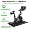 Thinvik Bike Mat for Peloton Spinning Bike & Wahoo Kickr 3072in Bicycle Trainer Mat for Cycleops Rowe Indoor Cycling Exercise Stationary Bike mat with Stone Texture (Updated 6mm) view 3