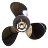 ARKDOZA Boat Propeller 9 7/8x10 1/2 Fit for Yamaha Outboard 25HP-30HP 3 Blades Stainless Steel Prop SS 10 Tooth Propel RH OEM NO: 664-45945-00-EL 9.875x10.5 view 4