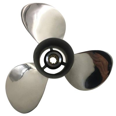 ARKDOZA Boat Propeller 9 1/4x9 Fit for Suzuki Outboard 9.9HP-15HP 3 Blades Stainless Steel Prop SS 10 Tooth Propel RH OEM NO: 58100-93723-019 9.25x9