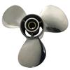 ARKDOZA Boat Propeller 9 1/4x9 Fit for Suzuki Outboard 9.9HP-15HP 3 Blades Stainless Steel Prop SS 10 Tooth Propel RH OEM NO: 58100-93723-019 9.25x9 view 2