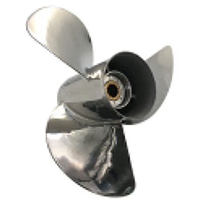 ARKDOZA Boat Propeller 13 1/4x15 Fit for Tohatsu Outboard 60HP-140HP 3 Blades Stainless Steel Prop SS 15 Tooth Propel RH OEM NO: HZW7-58130-U02 13.25x15