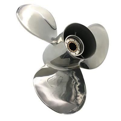 ARKDOZA Boat Propeller 11 1/2x12 Fit for Honda Outboard 40HP-50HP 3 Blades Stainless Steel Prop SS 13 Tooth Propel RH OEM NO: 59133-ZV5-012AH 11.5x12