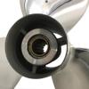 ARKDOZA Boat Propeller 11 1/2x12 Fit for Honda Outboard 40HP-50HP 3 Blades Stainless Steel Prop SS 13 Tooth Propel RH OEM NO: 59133-ZV5-012AH 11.5x12 view 4