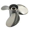 ARKDOZA Boat Propeller 11x15 Fit for Honda Outboard 40HP-50HP 3 Blades Stainless Steel Prop SS 13 Tooth Propel RH OEM NO: 59133-ZV5-015AH 11x15 view 2