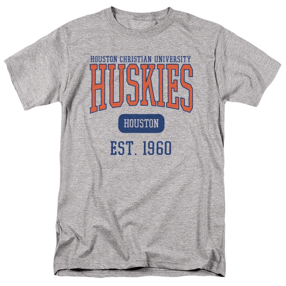 Houston Christian University Official Est. Date Unisex Adult T Shirt,Est. Date, 4X-Large