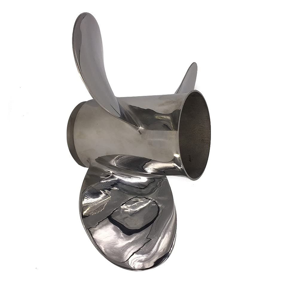 ARKDOZA Boat Propeller 9.9x14 Fit for Honda Outboard 25HP-30HP 3 Blades Stainless Steel Prop SS 10 Tooth Propel RH OEM NO: 58133-ZV7-014AH 9.9x14