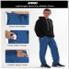 AIRIKE Mens Sweatpants with Pockets Quick Dry Water Resistant Polyester Lightweight Outdoor Athletic Workout Sports Pants Royal Blue view 3