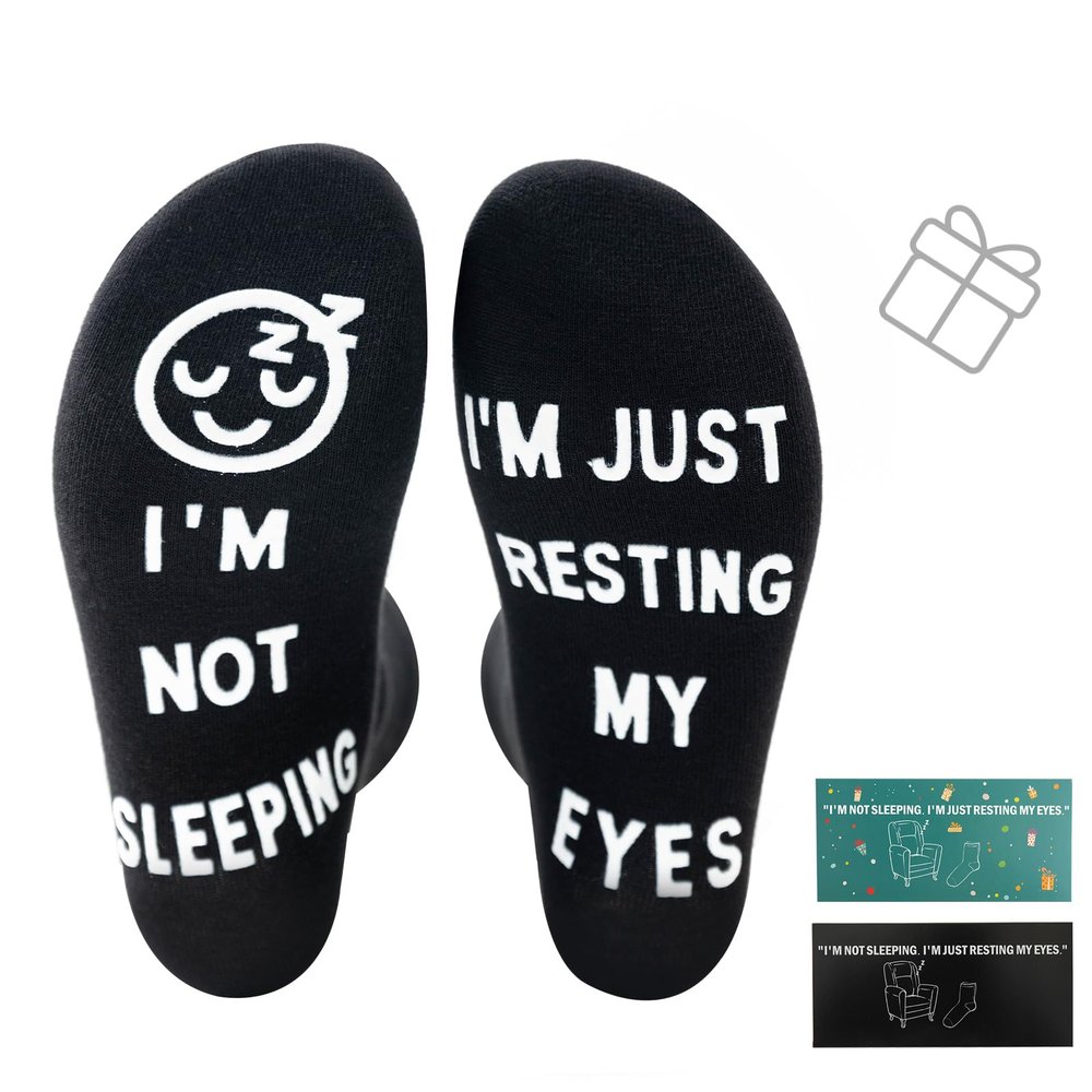 ModernStyle Dad Gifts for Christmas Birthday Gifts for Dad Grandpa Husband From Daughter Gifts Ideas Fathers Day Funny Socks-L