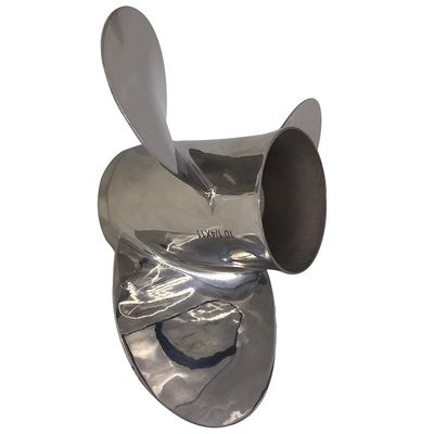 ARKDOZA Boat Propeller 10 1/4x13 Fit for Suzuki Outboard DF25-30 4 Stroke 3 Blades Stainless Steel Prop SS 10 Tooth Propel RH OEM NO: 99105-00600-13P 10.25x13