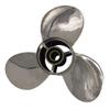 ARKDOZA Boat Propeller 10 1/4x13 Fit for Suzuki Outboard DF25-30 4 Stroke 3 Blades Stainless Steel Prop SS 10 Tooth Propel RH OEM NO: 99105-00600-13P 10.25x13 view 3