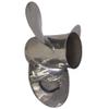 ARKDOZA Boat Propeller 10 1/4x14 Fit for Suzuki Outboard DF25-30 4 Stroke 3 Blades Stainless Steel Prop SS 10 Tooth Propel RH OEM NO: 99105-00600-14P 10.25x14 view 1