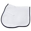 Ovation Coolmax Jumper AP Saddle Pad White/Navy view 1