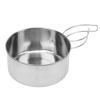 01 Camping Cookware Mess Kit, Camp Accessories Equipment Stainless Steel Camping Cookware Kit 8Pcs for Hiking for Backpacking for Outdoor for Picnic view 4