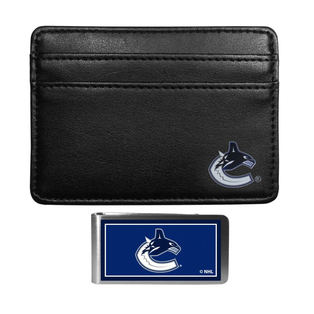 Siskiyou Sports NHL Vancouver Canucks Weekend Wallet & Color Money Clip, Black, One Size