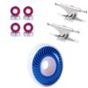 [CCS] Spitfire Classics Skateboard Wheels - 56mm with Bones Reds Bearings 139mm Raw Skateboard Trucks view 1