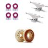 [CCS] Spitfire F4 97d Classics Skateboard Wheels - 53mm with Bones Reds Bearings 139mm Raw Skateboard Trucks view 1