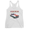 1969 Camaro SS Official Pace Car 53rd Indianapolis 500 Mile Race Women's Racerback Tank Heather White view 1
