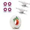 [CCS] OJ Plain Jane Keyframe 87a Skateboard Wheels - 58mm with Bones Reds Bearings 139mm Raw Skateboard Trucks view 1
