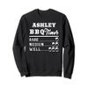 Ashley BBQ Timer Beer Drinking Funny Grilling Master Sweatshirt view 1