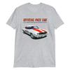 1969 Camaro SS Official Pace Car 53rd Indianapolis 500 Mile Race Short-Sleeve Unisex T-Shirt Sport Grey view 1