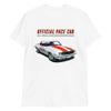 1969 Camaro SS Official Pace Car 53rd Indianapolis 500 Mile Race Short-Sleeve Unisex T-Shirt White view 1