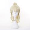 XiongXiongLe Blonde Ponytail Wig Cosplay Anime Game Women's Costume Wave Hair Replacement Wigs for Game Halloween Anime Role Party Cos Festival Christmas view 2
