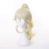 XiongXiongLe Blonde Ponytail Wig Cosplay Anime Game Women's Costume Wave Hair Replacement Wigs for Game Halloween Anime Role Party Cos Festival Christmas view 3