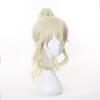 XiongXiongLe Blonde Ponytail Wig Cosplay Anime Game Women's Costume Wave Hair Replacement Wigs for Game Halloween Anime Role Party Cos Festival Christmas view 4