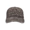 WITHMOONS Baseball Cap Washed Distressed Trucker Hat New York DW1516 (Easybrown) view 2