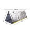 2 Person Reflective Emergency Shelter Lightweight Waterproof Tent view 2