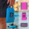 4Monster Beach Blanket Sandfree,Water-Proof Camping Blanket Portable,Oversized Camping and Hiking Mat Lightweight for Picnic,Travel,Beach,Park,Camping (Pink, Large(82.6''X78.7'')) view 2