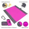 4Monster Beach Blanket Sandfree,Water-Proof Camping Blanket Portable,Oversized Camping and Hiking Mat Lightweight for Picnic,Travel,Beach,Park,Camping (Pink, Large(82.6''X78.7'')) view 3