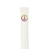 Sunfish Tie Dye Peace Symbol Leather Golf Alignment Stick Cover Holds 2 Sticks view 2