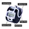 Handy Counter Click Manual Digital clicker Stitch 2pack Tally Counters Finger Mechanical Palm Handheld Pitch 5-Digit Electronic Display Click Number Counter for Row, People, Golf,Crochet,Lap&Knitting view 4