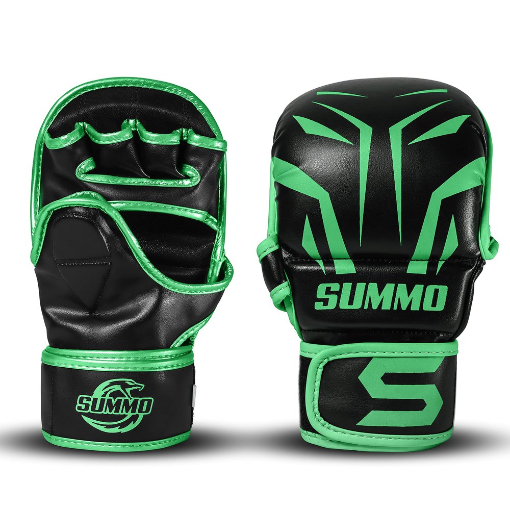 Spinster Green Training Sparring Gloves (L/XL)
