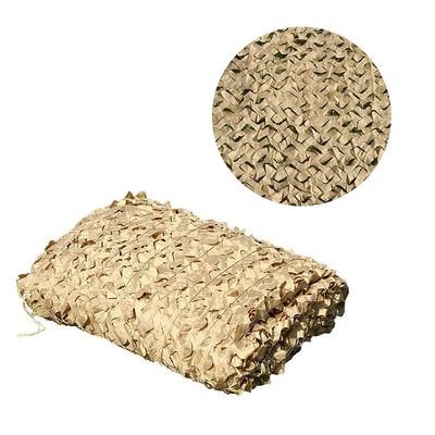BcofoA Desert Camouflage Sunshade Netfor Hunt Blind Decor Courtyard Hide Army Camouflage Net Lightweight Mesh Bulk Roll Outdoor Car Vehicle Cover Party Decoration (Size : 45M/13.216.5ft)