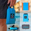 4Monster Beach Blanket Sandfree,Water-Proof Camping Blanket Portable,Oversized Camping and Hiking Mat Lightweight for Picnic,Travel,Beach,Park,Camping (Blue, Large(82.6''X78.7'')) view 2