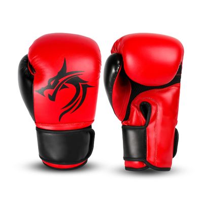 Classic Red Training Boxing Gloves (16)