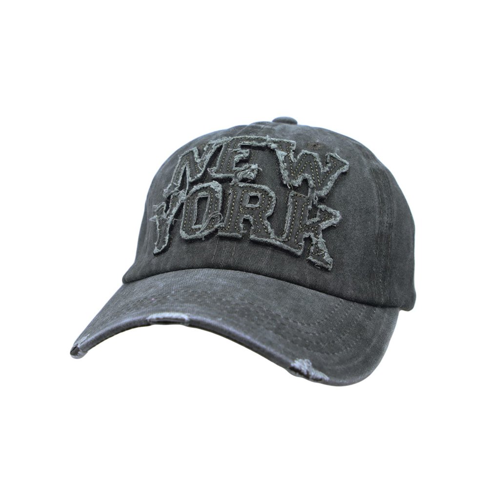 WITHMOONS Baseball Cap Washed Distressed Trucker Hat New York DW1516 (Easygreen)