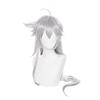 XiongXiongLe Long Silver Wig Cosplay Anime Game Spiked Curly Hair Replacement Wigs for Game Halloween Anime Role Party Cos Festival Christmas view 1
