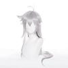 XiongXiongLe Long Silver Wig Cosplay Anime Game Spiked Curly Hair Replacement Wigs for Game Halloween Anime Role Party Cos Festival Christmas view 2
