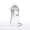 XiongXiongLe Long Silver Wig Cosplay Anime Game Spiked Curly Hair Replacement Wigs for Game Halloween Anime Role Party Cos Festival Christmas view 3