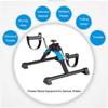 Folding Pedal Exerciser with Digital Monitor, Elderly Exercise Bike Mini Fitness Bicycle for Upper and Lower Limbs Rehabilitation Training and Lose Weight view 2
